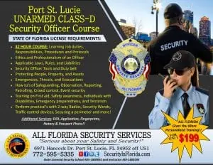 All Florida Security Class G Course
